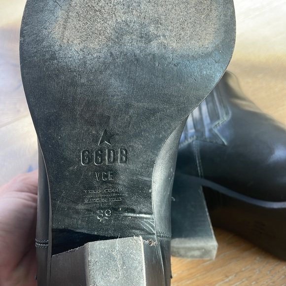 Golden Goose Sunset Western Boots in Embroidered Black Leather - Picture 7 of 10